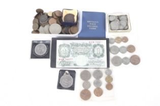 Small group of assorted GB coins.