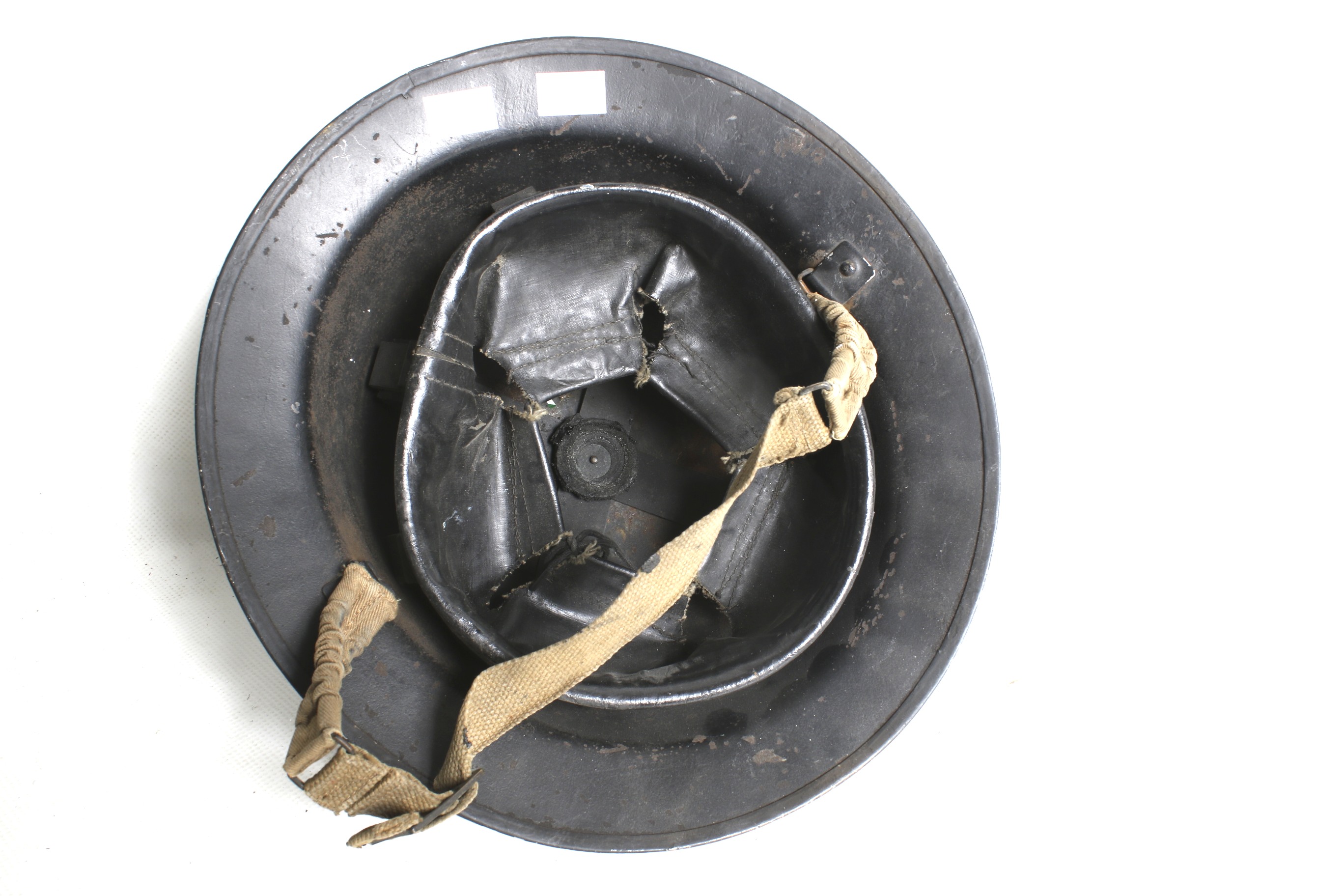A WWII Home Front ARP helmet, dated 1939. - Image 2 of 2