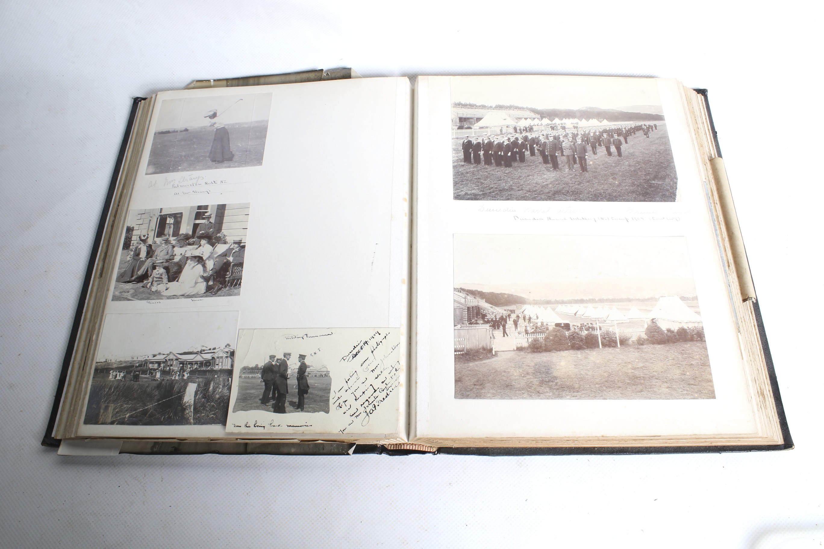 Two circa 1900 photograph albums and five files of copies of the diaries of George Napier Johnston. - Image 7 of 22