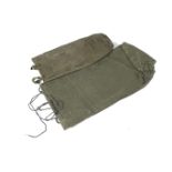 Three large militray landing bags and two smaller bags.