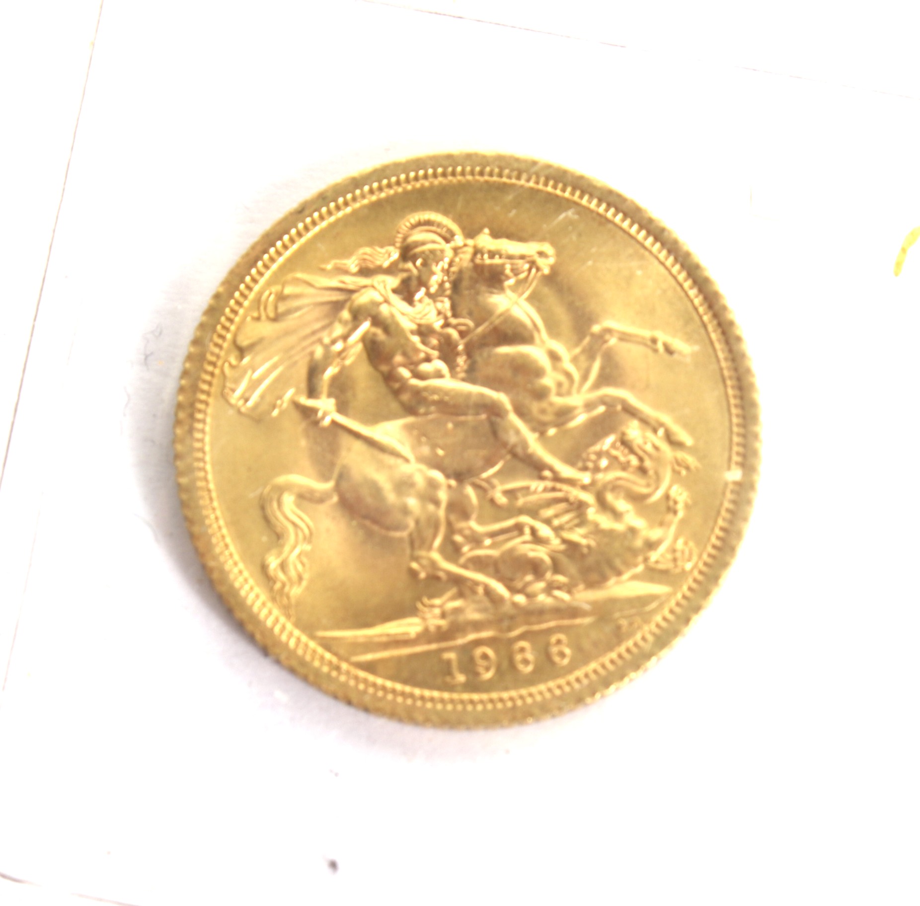 A 1966 sovereign coin. - Image 2 of 2