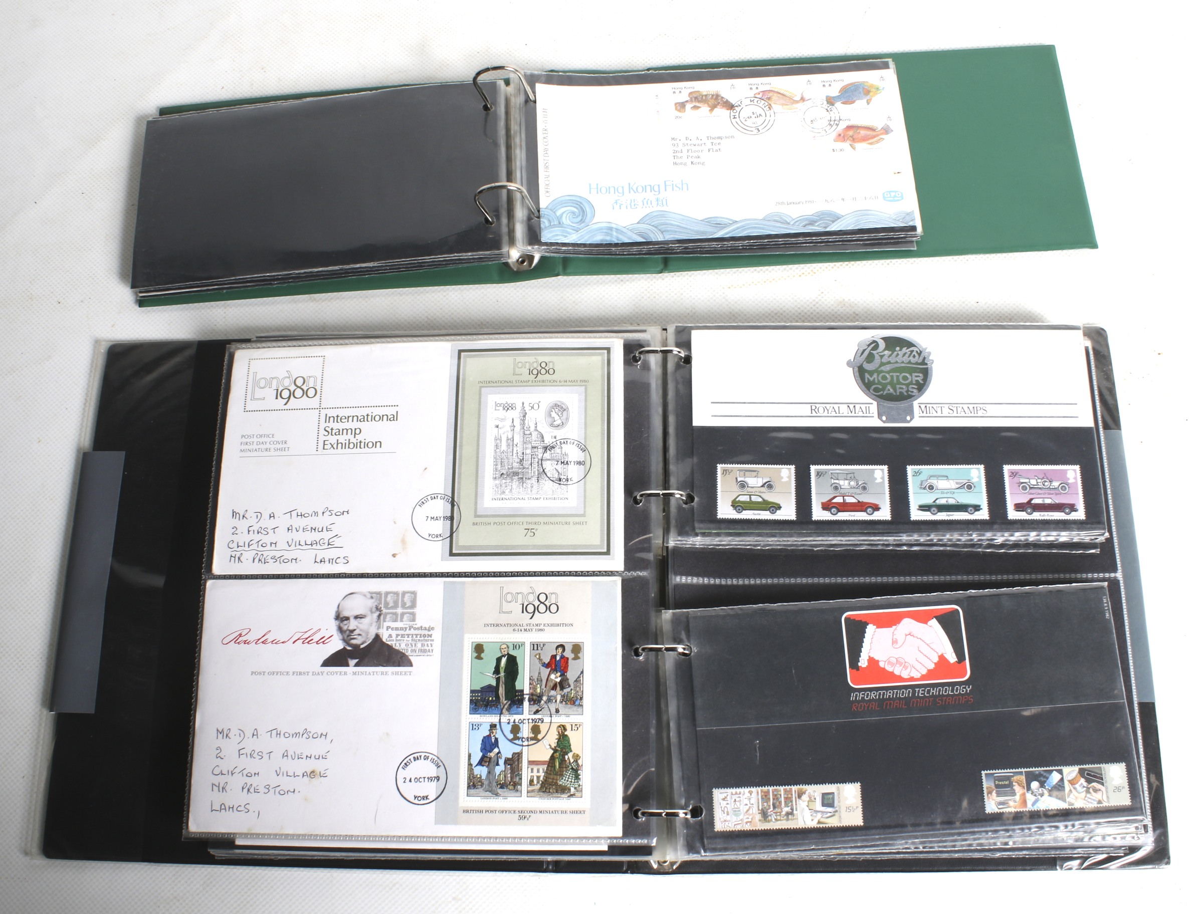 Hong Kong first edition type envelopes and an album of English 1970s and 80s First Day Covers - Image 2 of 2
