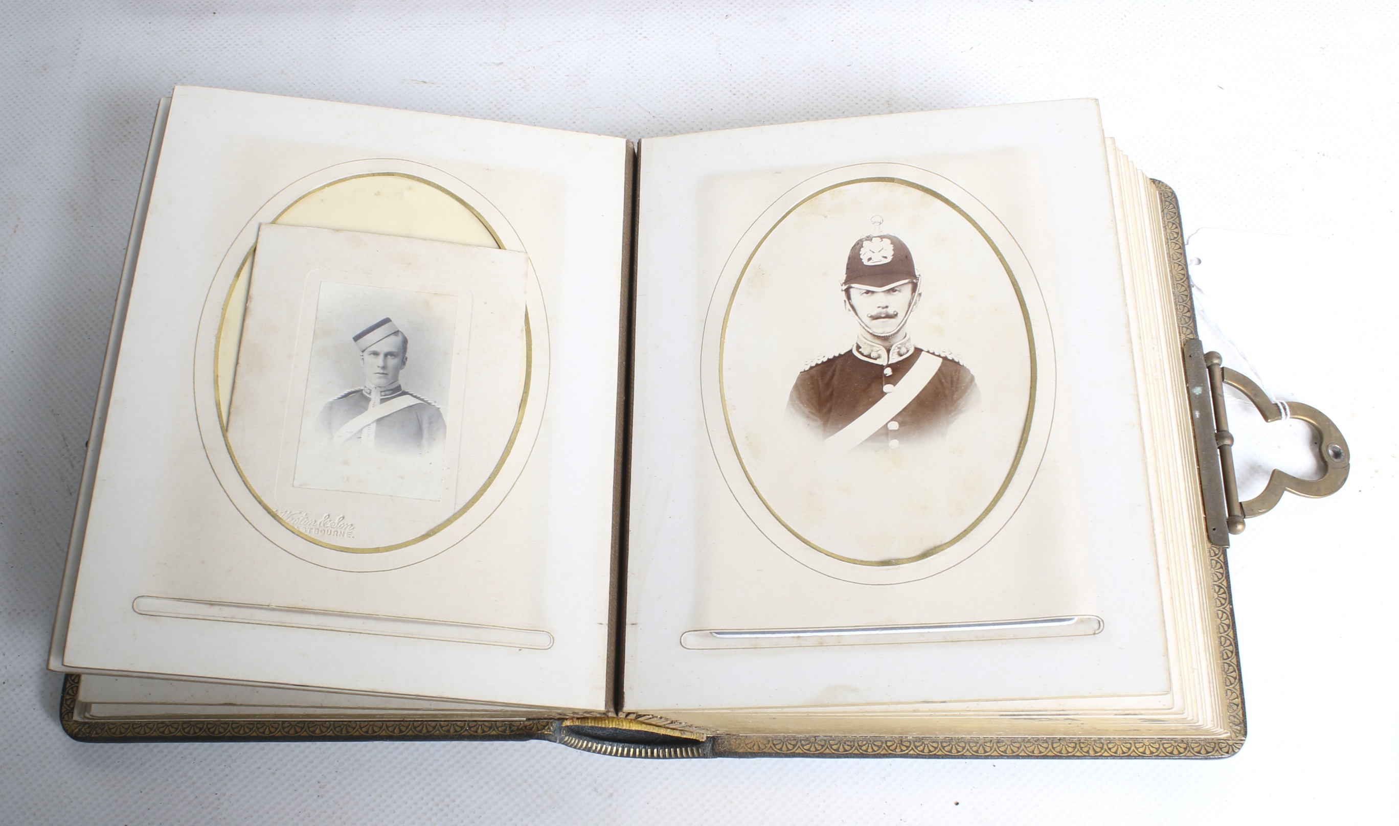 Two circa 1900 photograph albums and five files of copies of the diaries of George Napier Johnston. - Image 4 of 22