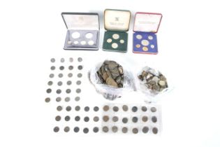 A collection of assorted coins.