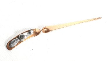 A Trench Art letter opener.