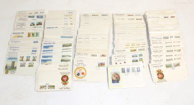 A collection of Isle of Man first day covers. Mainly 1970s and 1980s, loose not in albums.