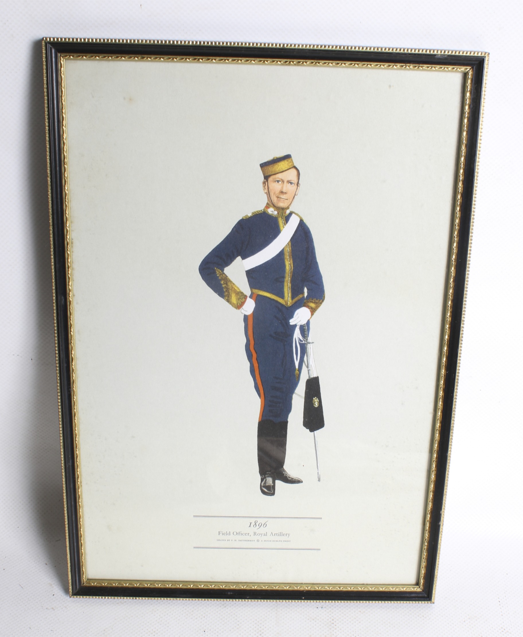 Five books and a print relating to circa 1900 military. - Image 2 of 2