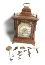 J Durden, London, striking bracket mantel clock.
