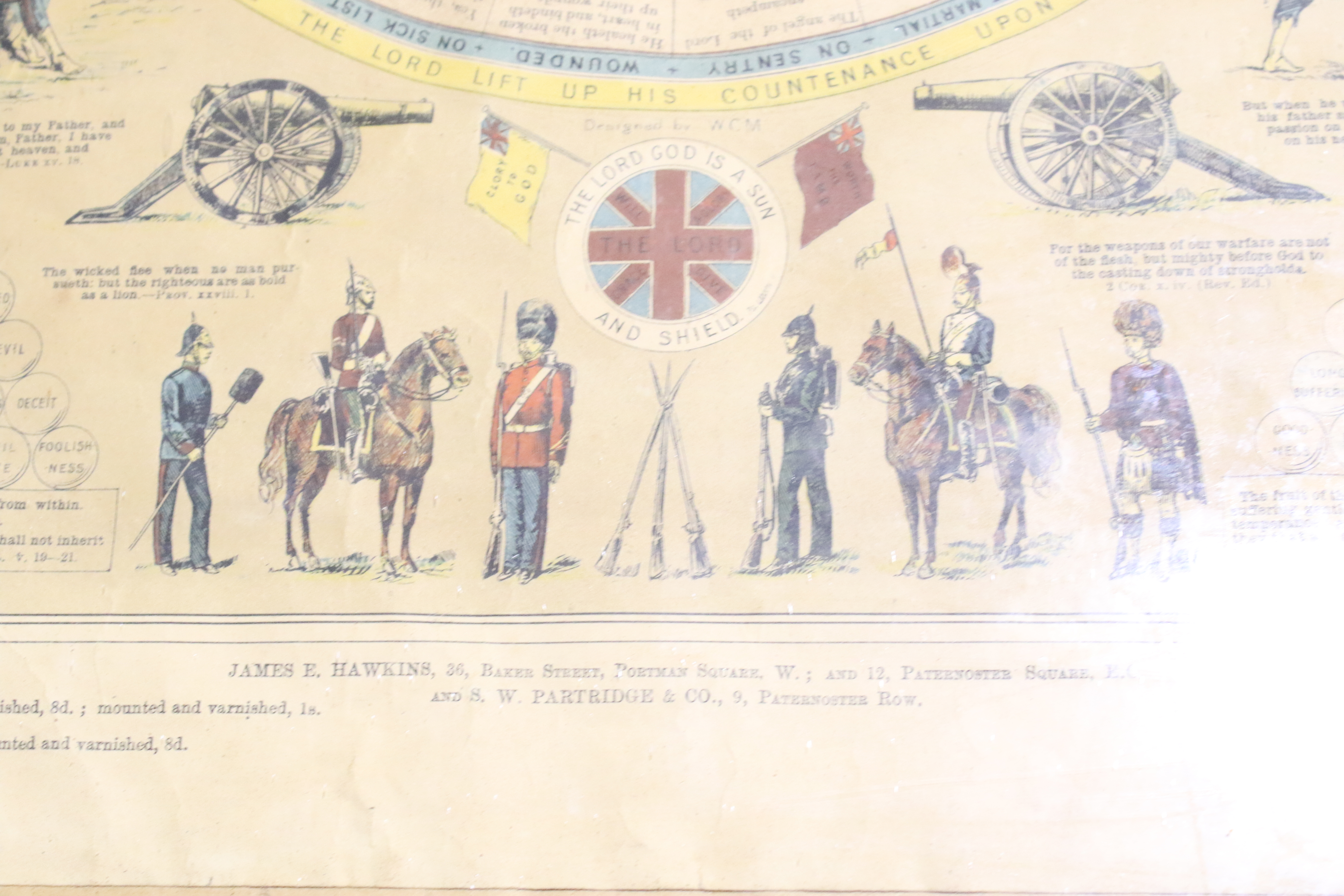 'The Gospel Target for Soldiers and Volunteers' coloured print. - Image 4 of 13