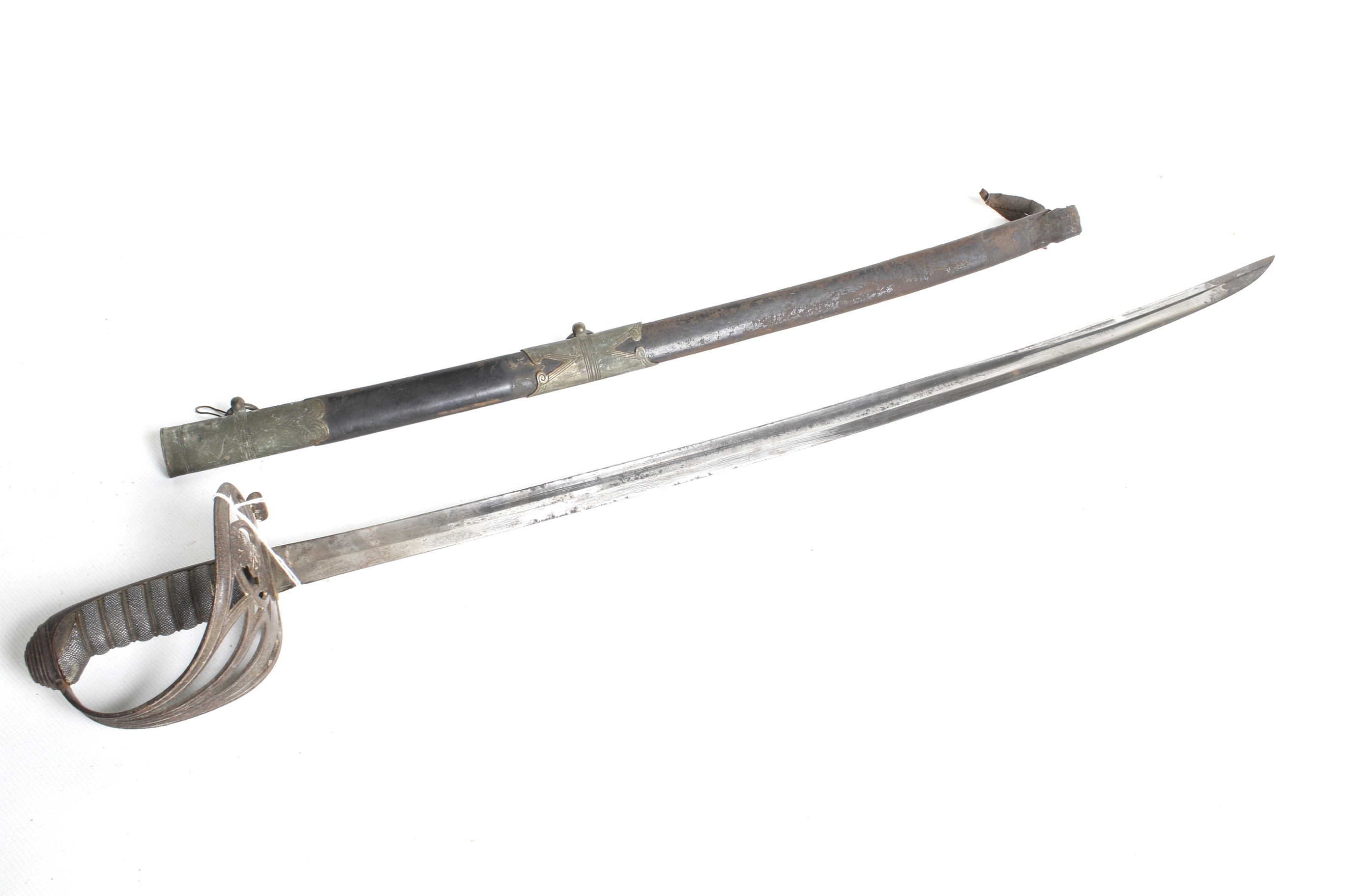 A Victorian 1827/45 Pattern British Rifle Officer's sword. - Image 2 of 7