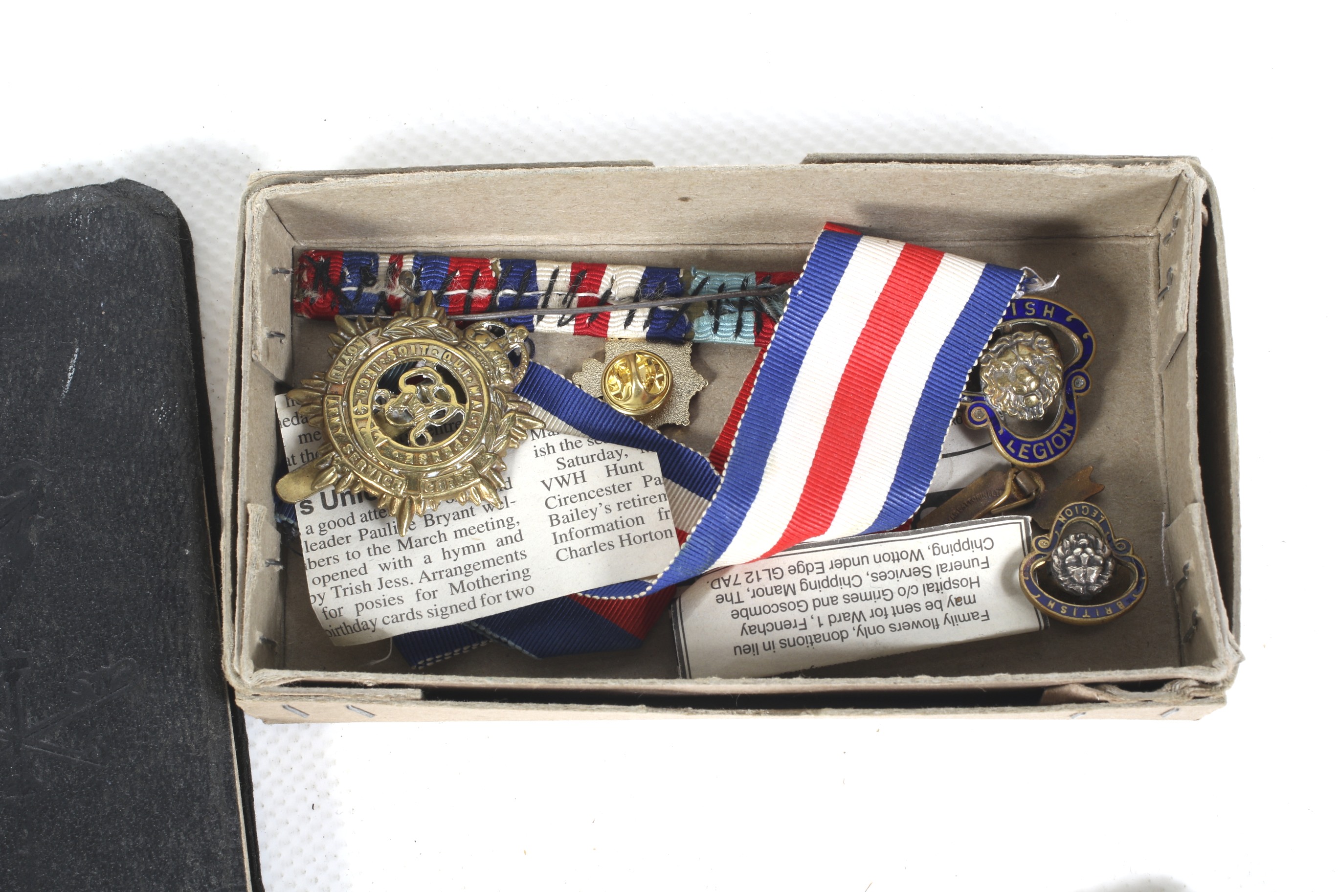 A collection of WWI and WWII medals and ephemera. - Image 3 of 4