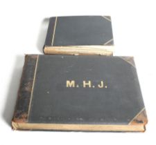 Two albums of photographs and ephemera relating to Hilda Margaret Johnston, wife of GN Johnston.