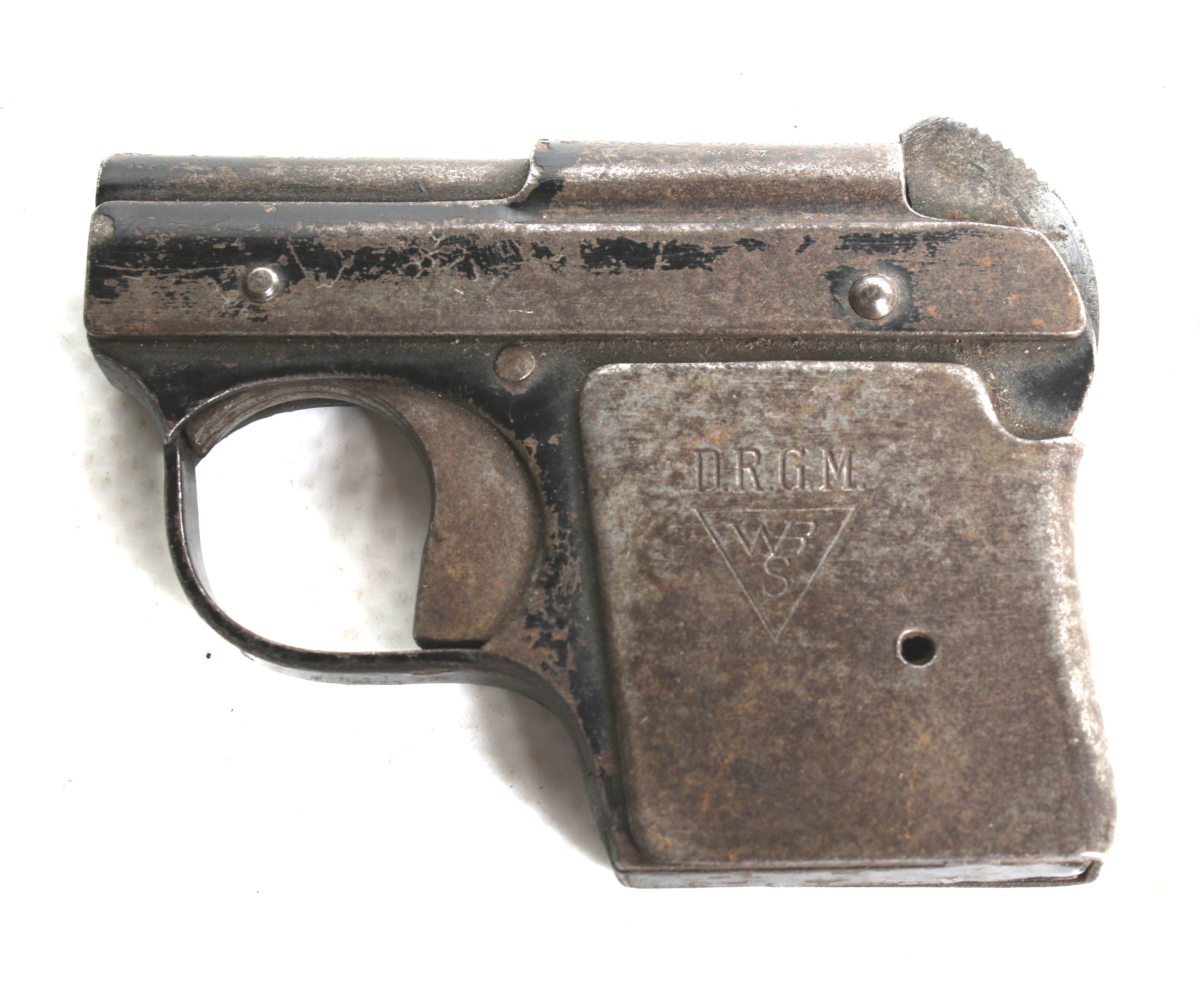 Two blank firing pistols. Comprising one Derringer and one DRGM, one 3-4mm and one 5mm calibre. - Image 3 of 7