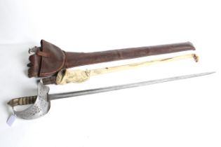 A British 1897 pattern Infantry Officer's sword.