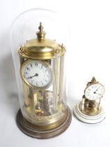 Two vintage German anniversary mantel clocks.