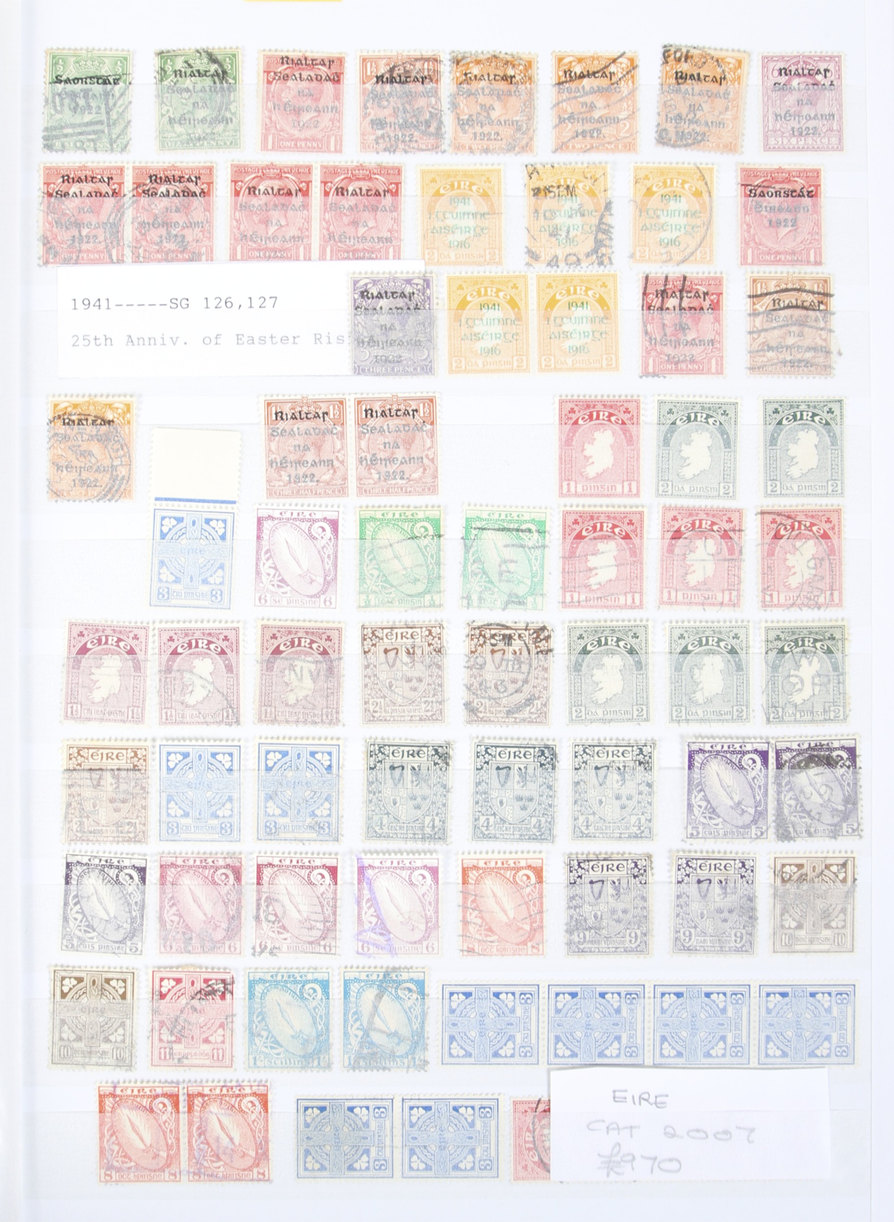 A well organised collection of Irish stamps in a blue Prinz album. - Image 2 of 4