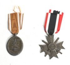 Two German WWII medals.