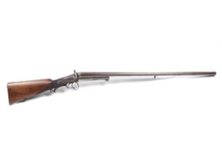 A Justin Thiers of Liege double barrelled side by side 16 gauge shotgun.