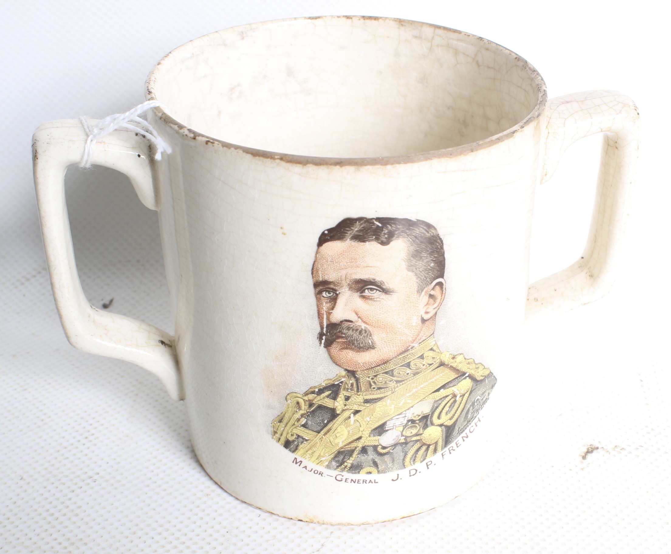A commemorative WWI double-handled/loving cup. - Image 2 of 2