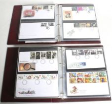 Two Royal Mail albums of first day covers.