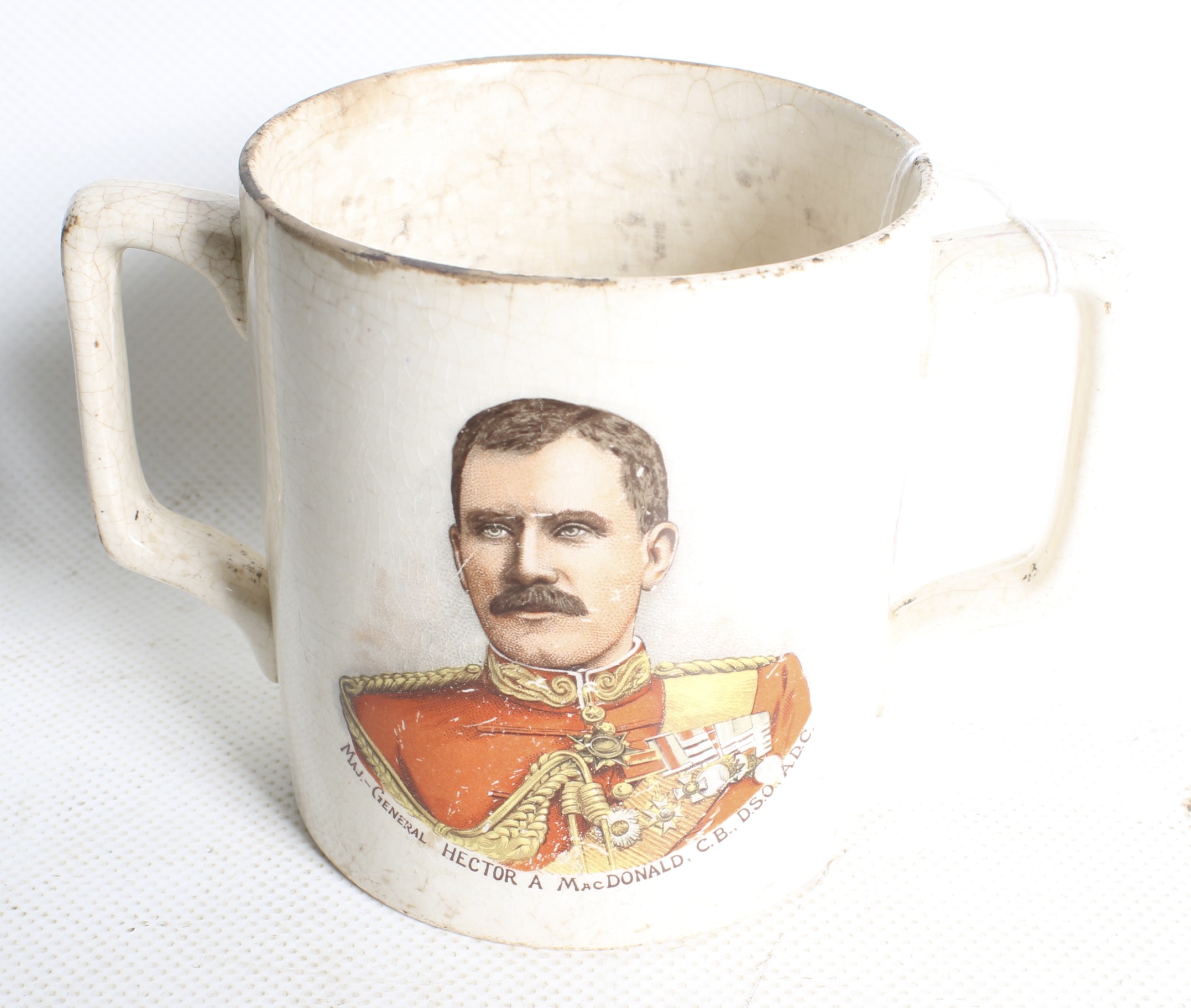 A commemorative WWI double-handled/loving cup.