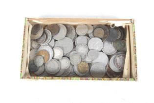 Collection of pre-1920 silver coins. Including 1897 crown and some other pre-decimal coins.