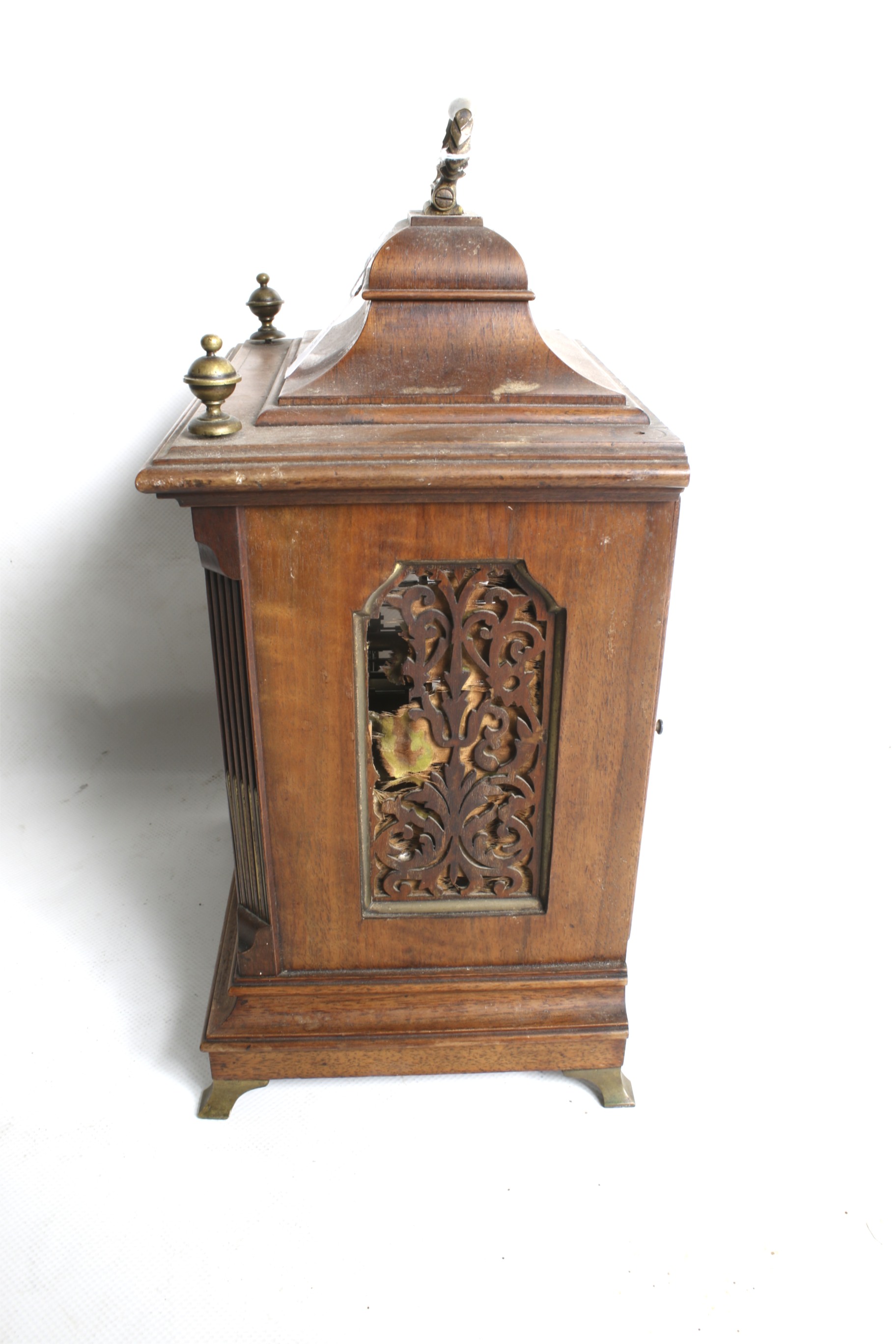 J Durden, London, striking bracket mantel clock. - Image 2 of 4