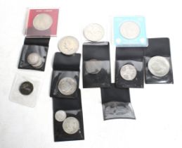 Small group of English coins.