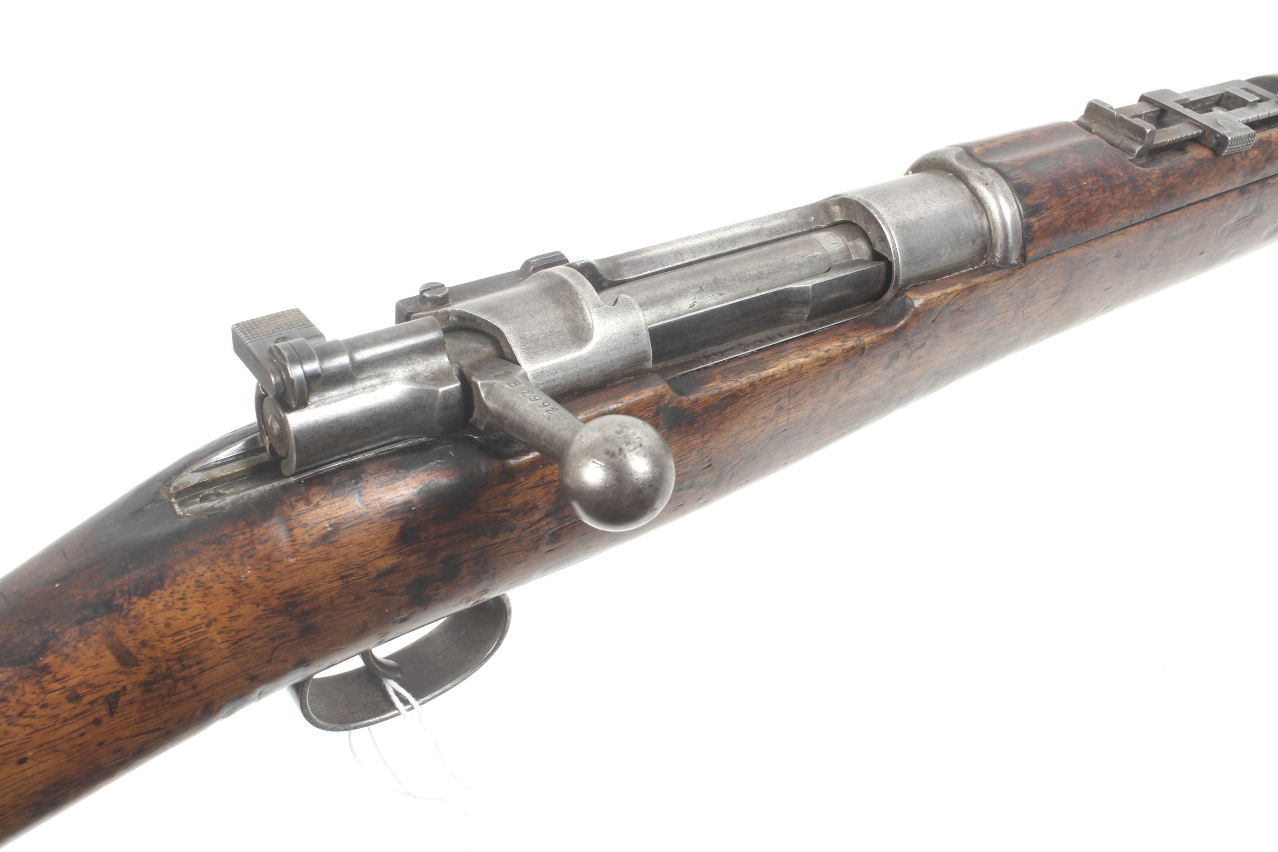 A Mauser model 1898 7mm calibre bolt action rifle. - Image 2 of 3