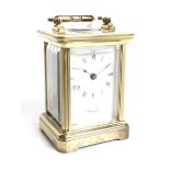 A French L'Epee 5-glass miniature carriage clock.