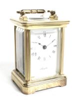 A French L'Epee 5-glass miniature carriage clock.