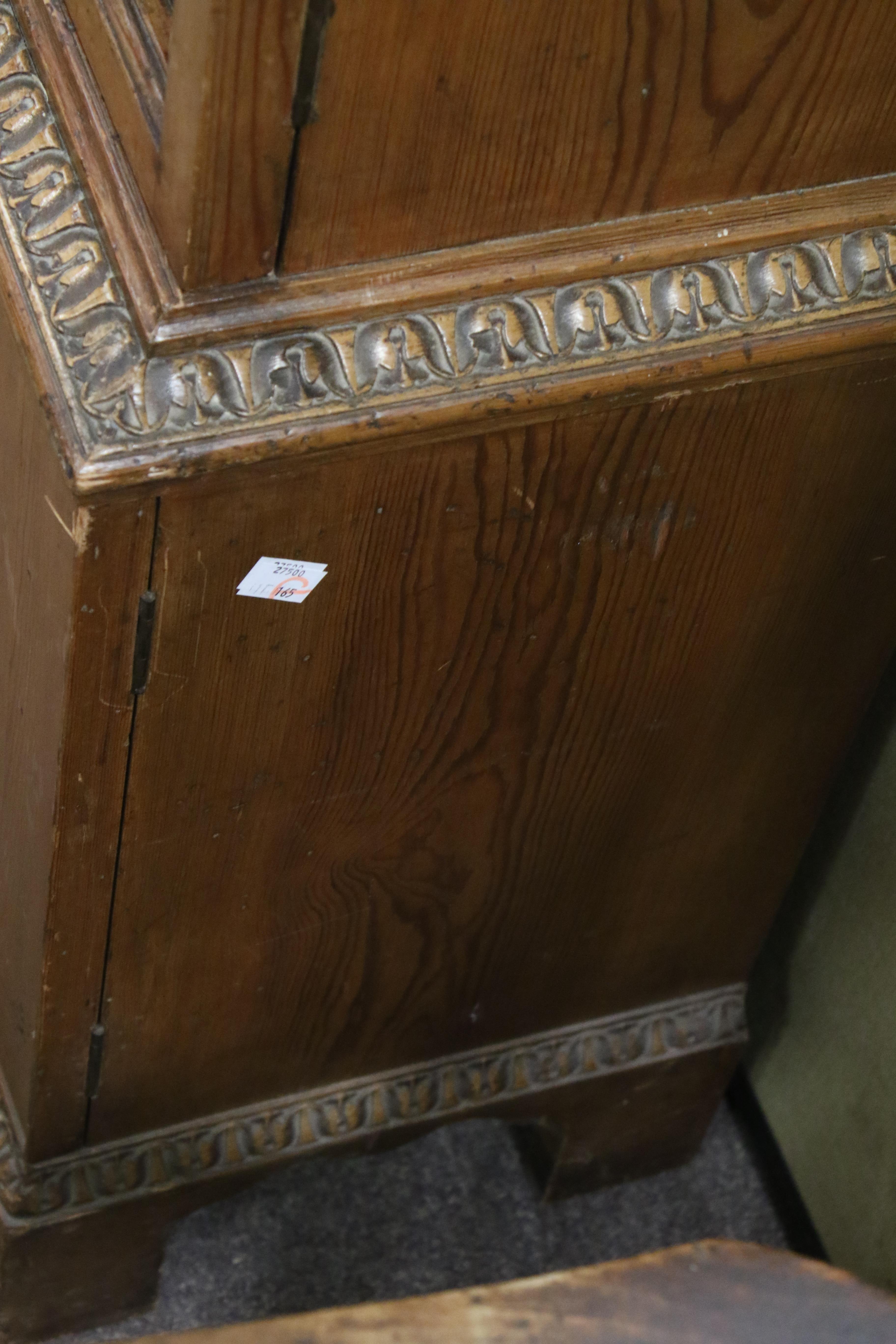 A vintage pine display cabinet. - Image 4 of 9