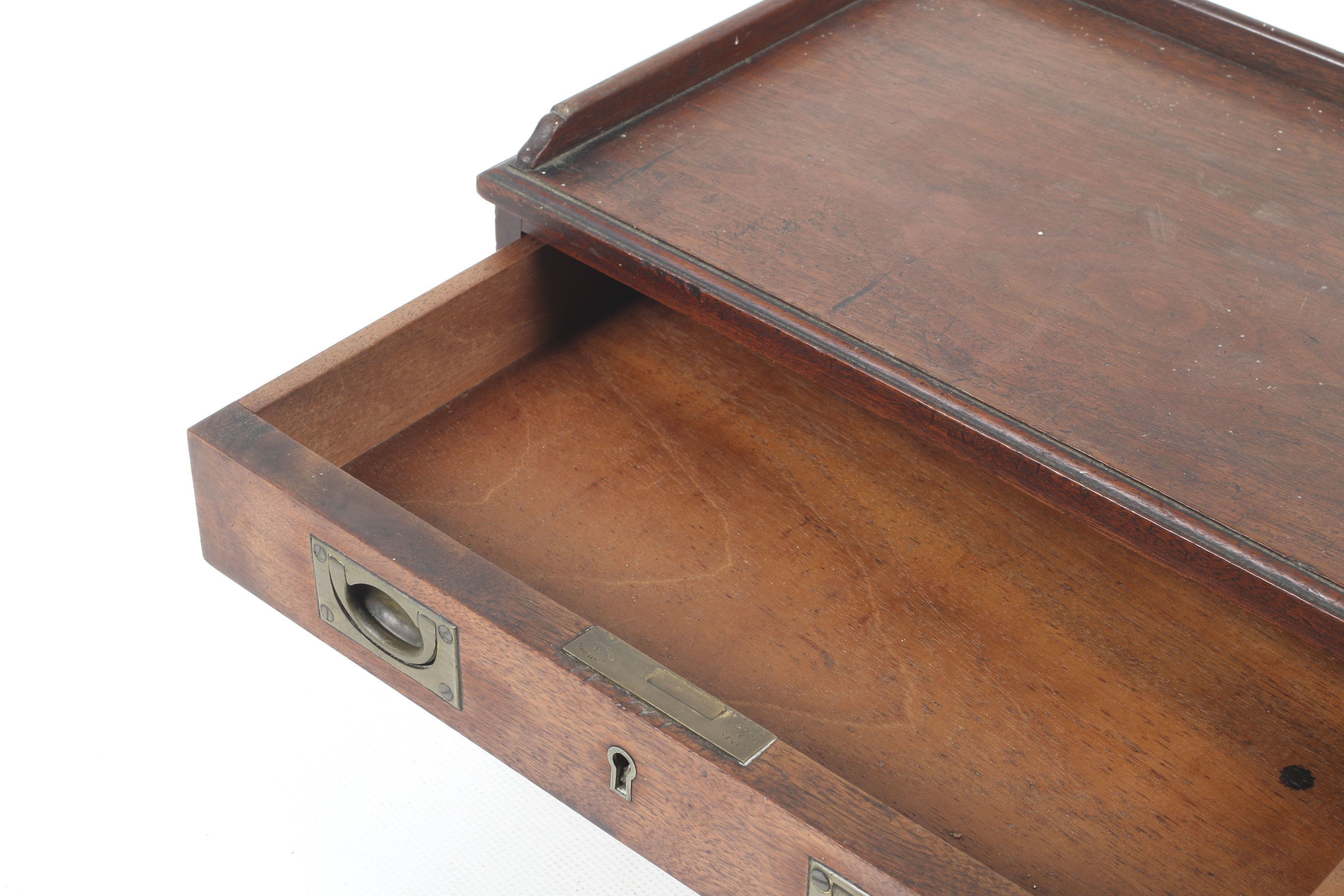 A Georgian mahogany collectors chest. - Image 2 of 2