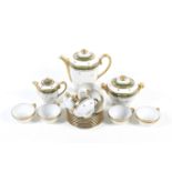 A late 20th century Limoges eight piece coffee service.