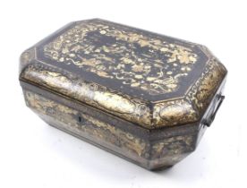 A 19th century Chinese Export lacquer box.