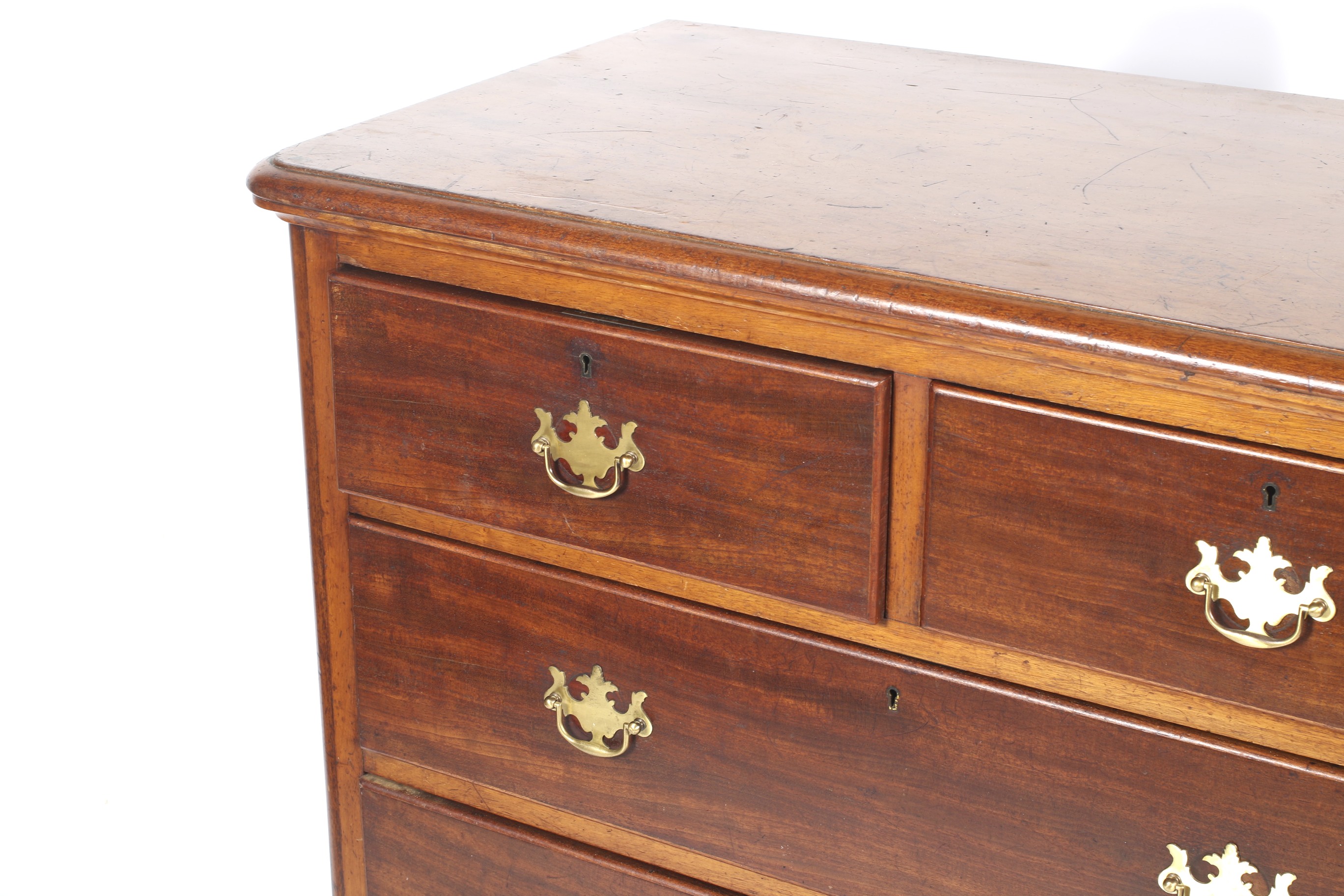 A Victorian mahogany chest of drawers. - Image 2 of 2