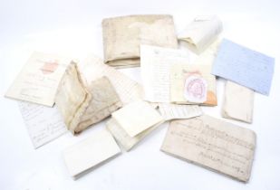 An assortment of Victorian and later ephemera.