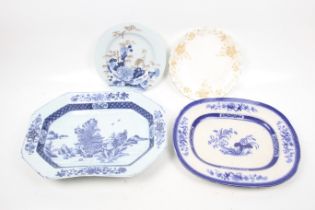 A group of four assorted 19th century ceramics.