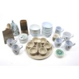 A collection of sixteen assorted mostly Scottish studio art pottery items.