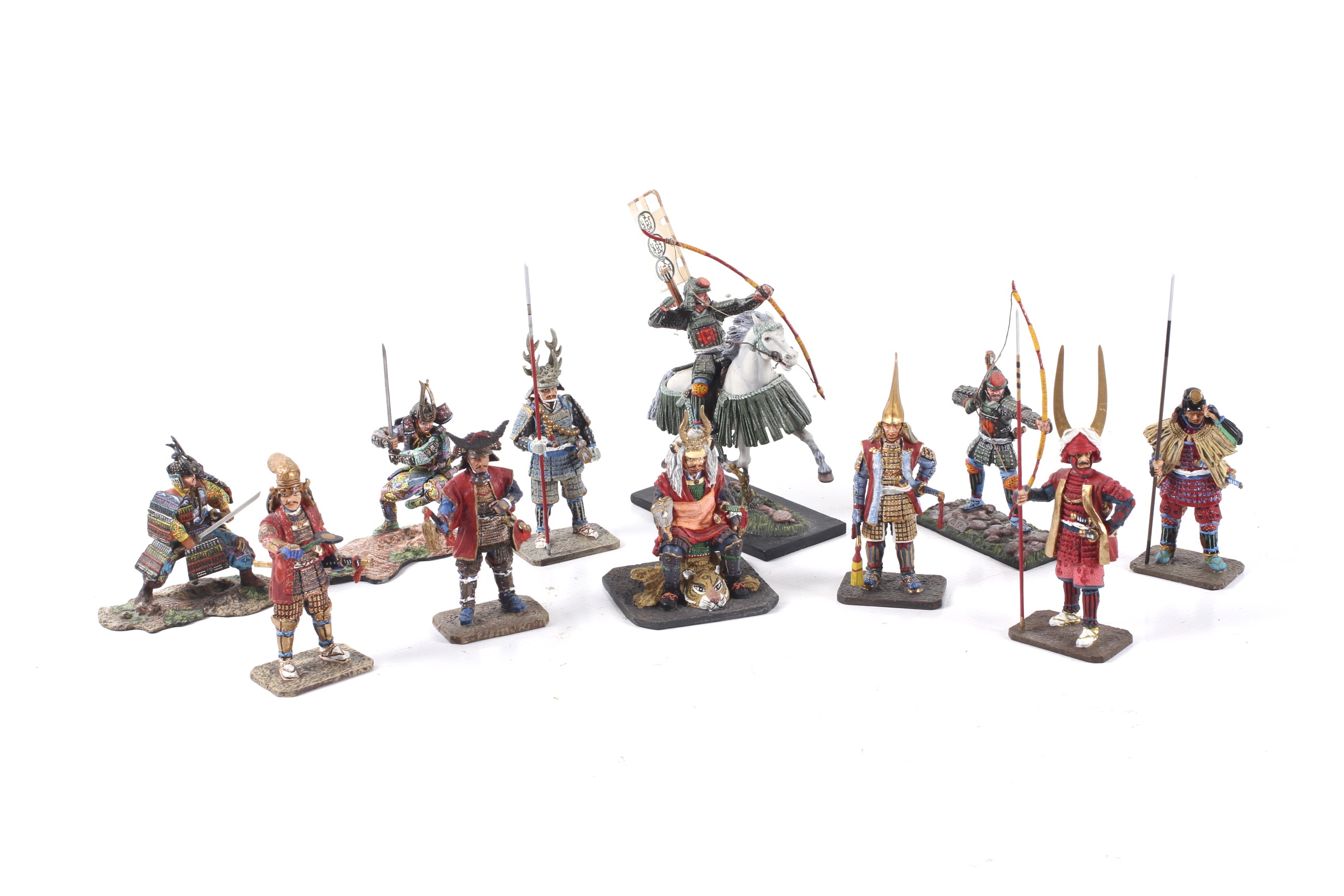 A Collection of Delprado samari warrior figures. - Image 2 of 5