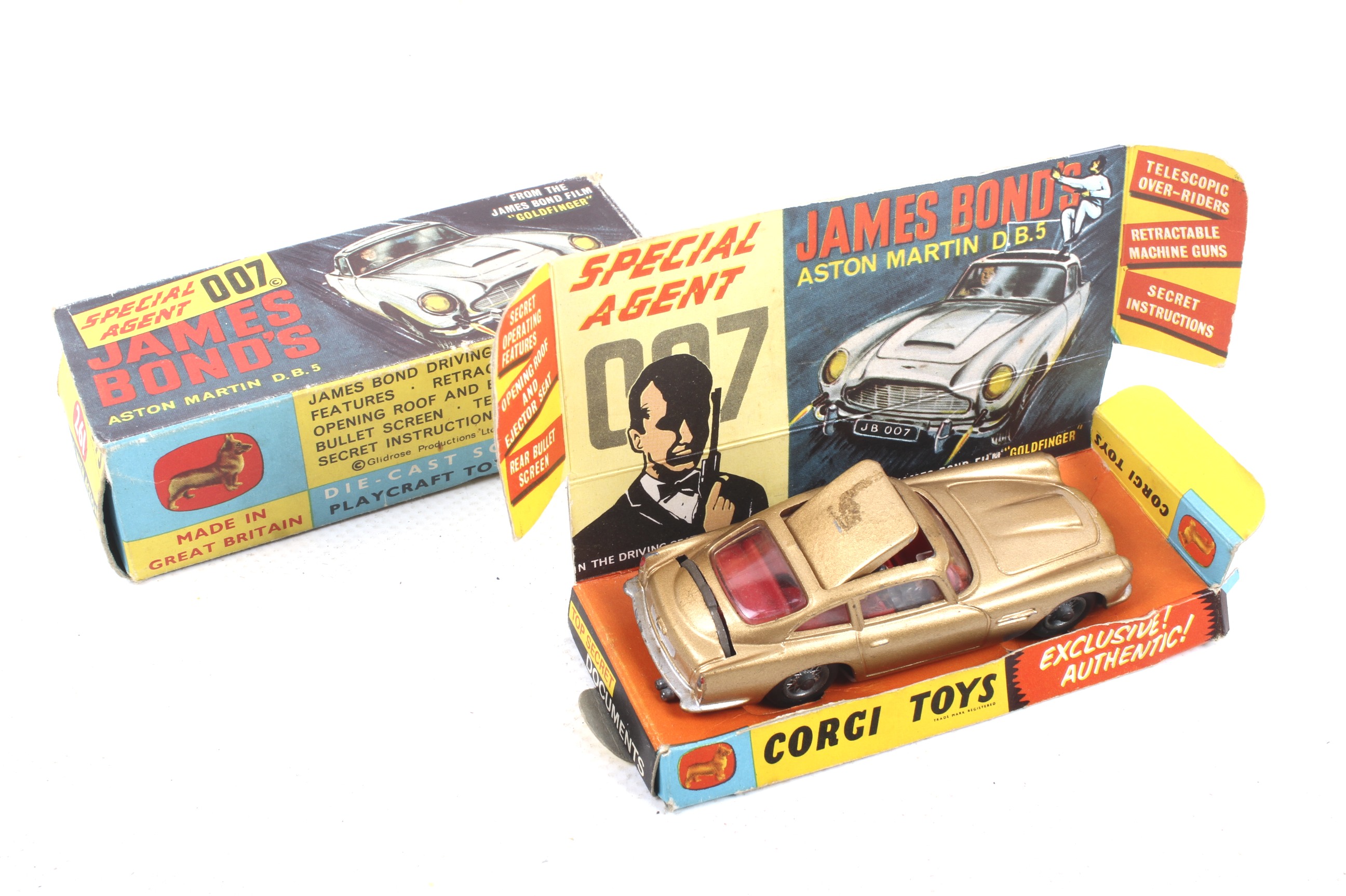 A Corgi diecast James Bond Aston Martin DB5. No.