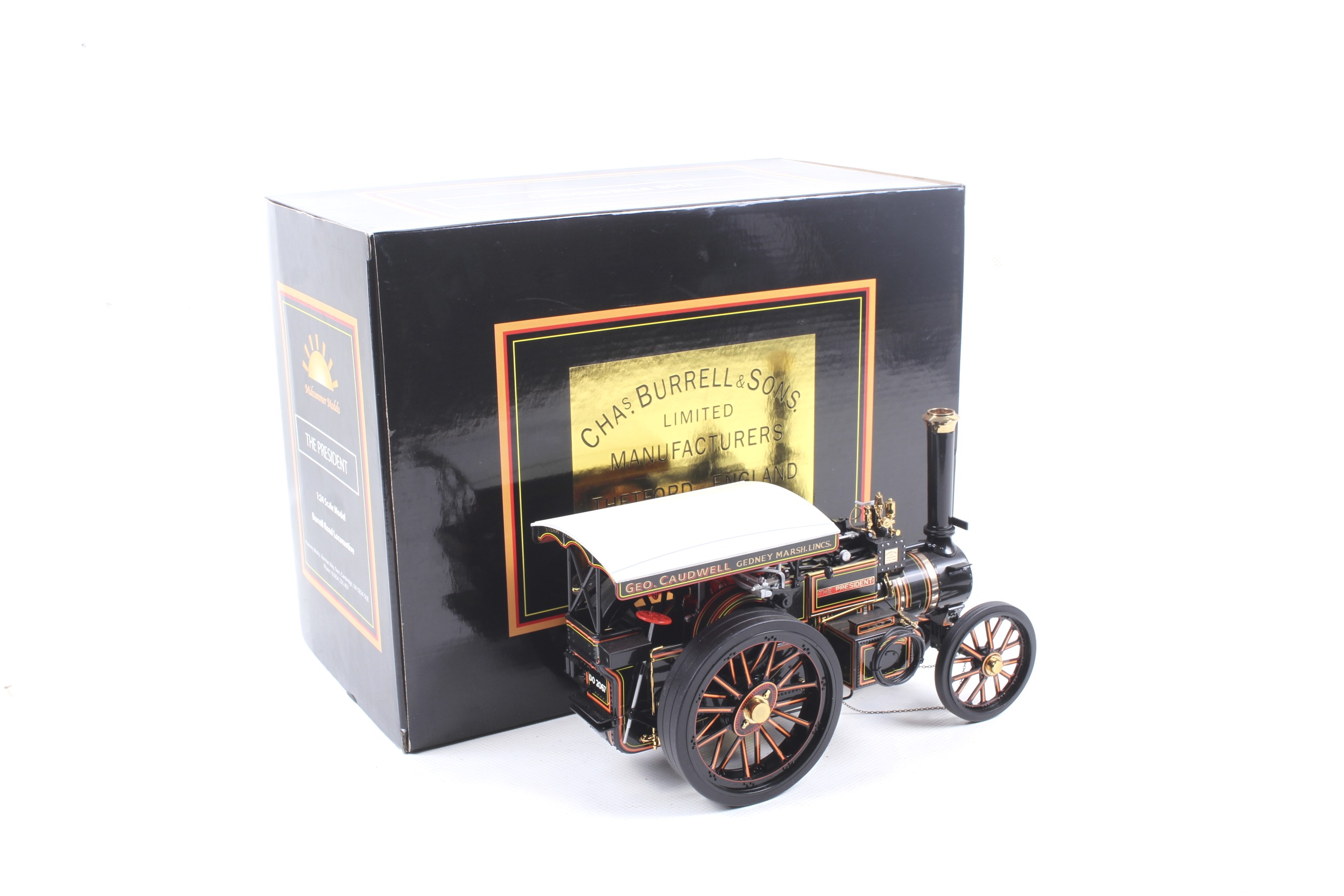 A Midsummer Models 'The President' 1:24 scale burrell road locomotive. - Image 2 of 2