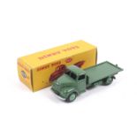 A Dinky diecast Fordson Thames flatbed truck. No.