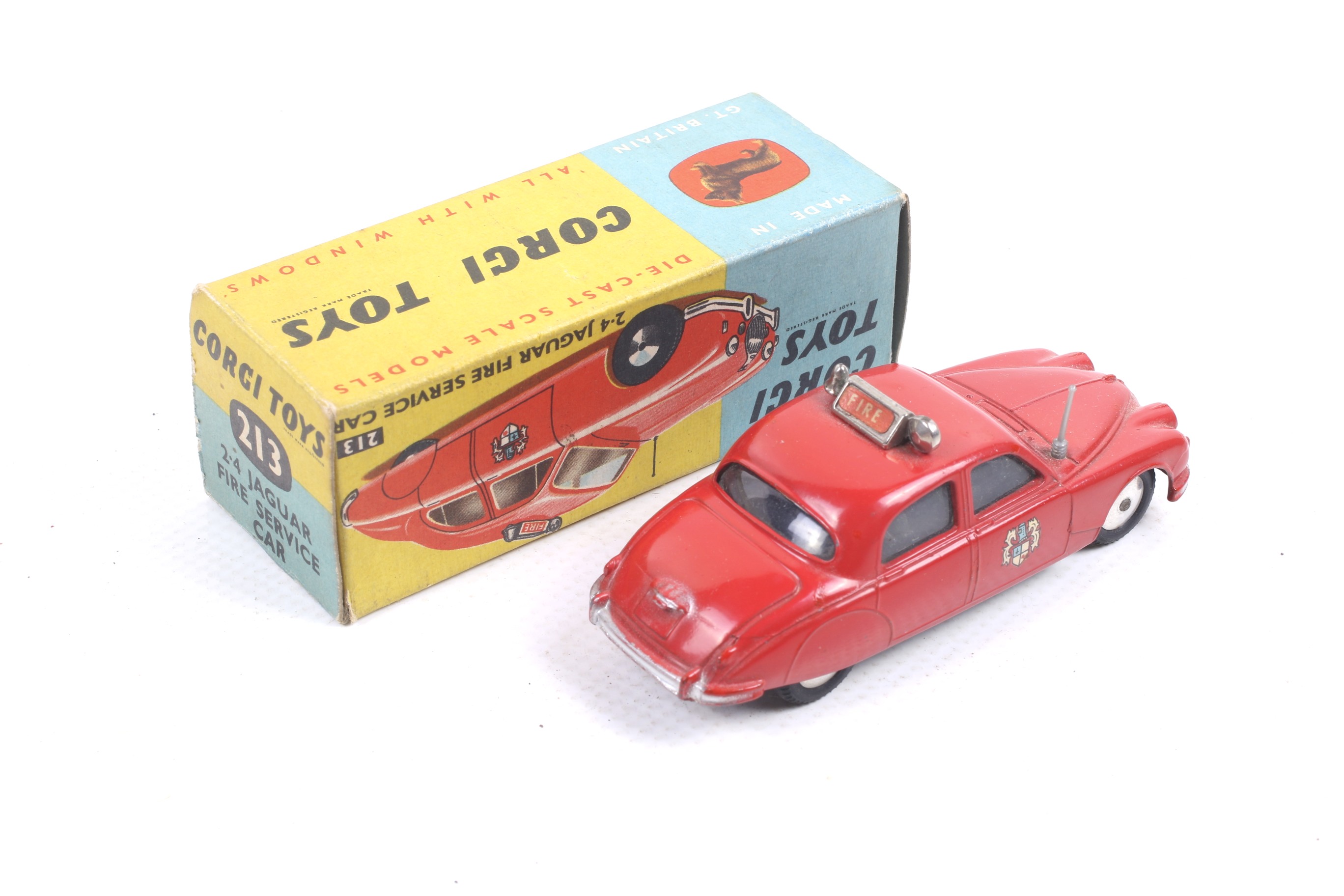 A Corgi diecast 2.4 Jaguar Fire Service Car. No. - Image 2 of 2