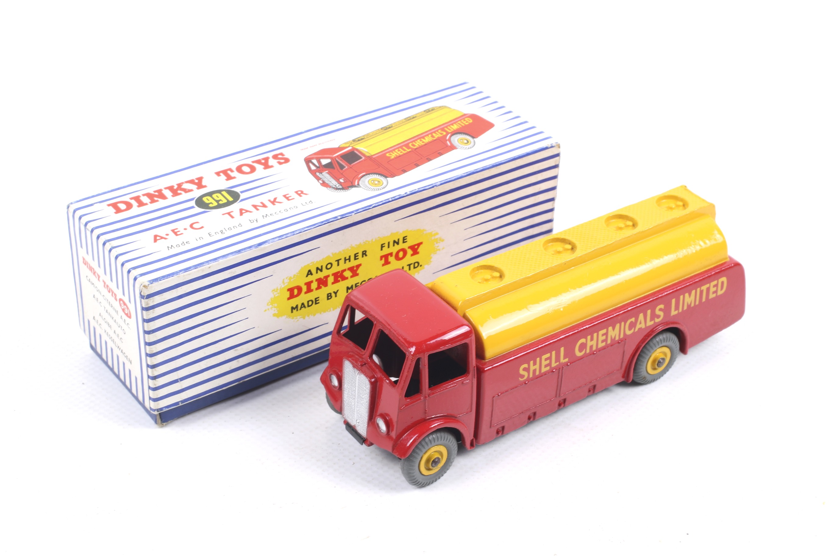 A Dinky diecast Shell Chemicals Ltd Tanker. No.