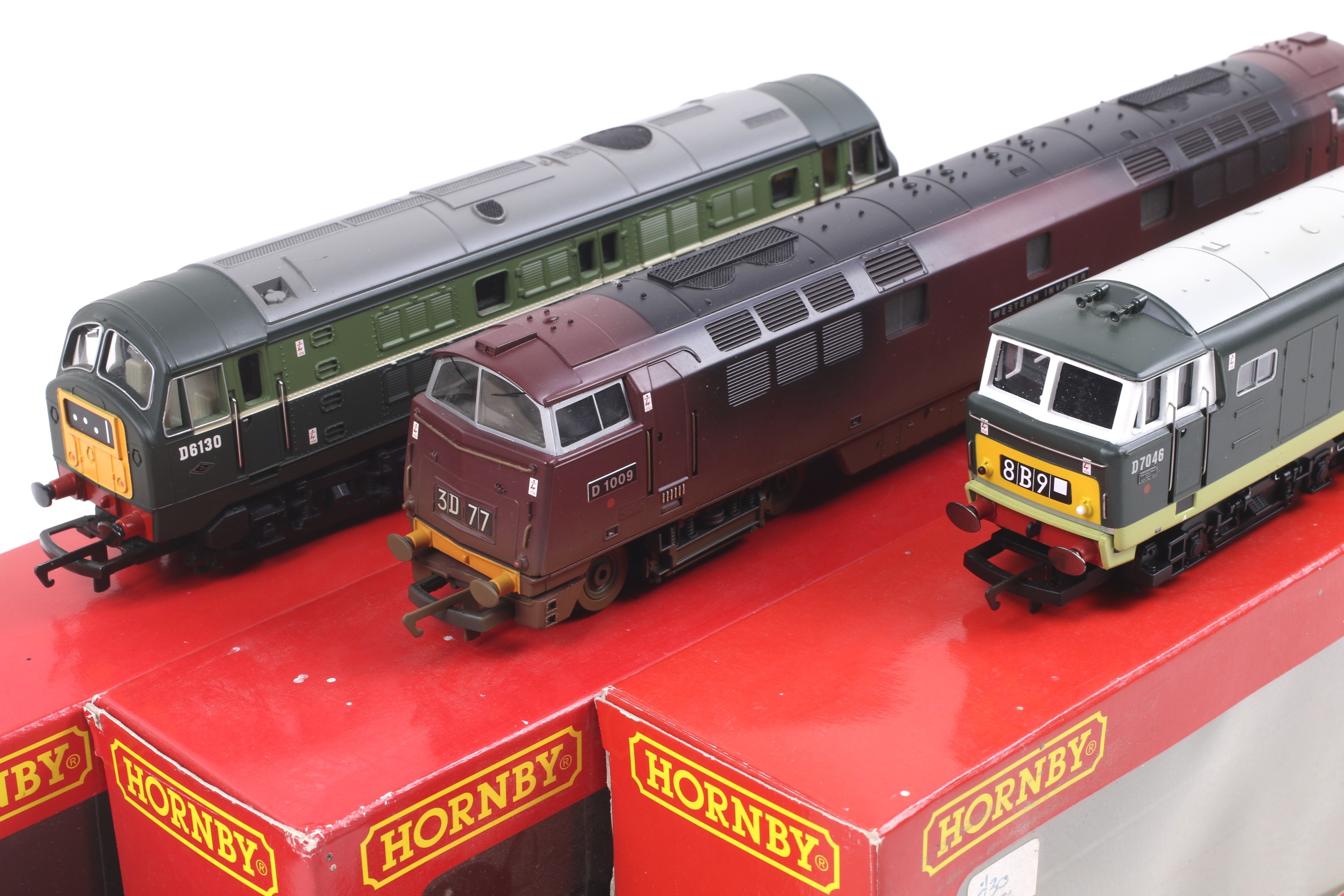 Three Hornby OO gauge diesel locomotives. Comprising one BR class 35 no. D7046, one BR class 52 no. - Image 2 of 2