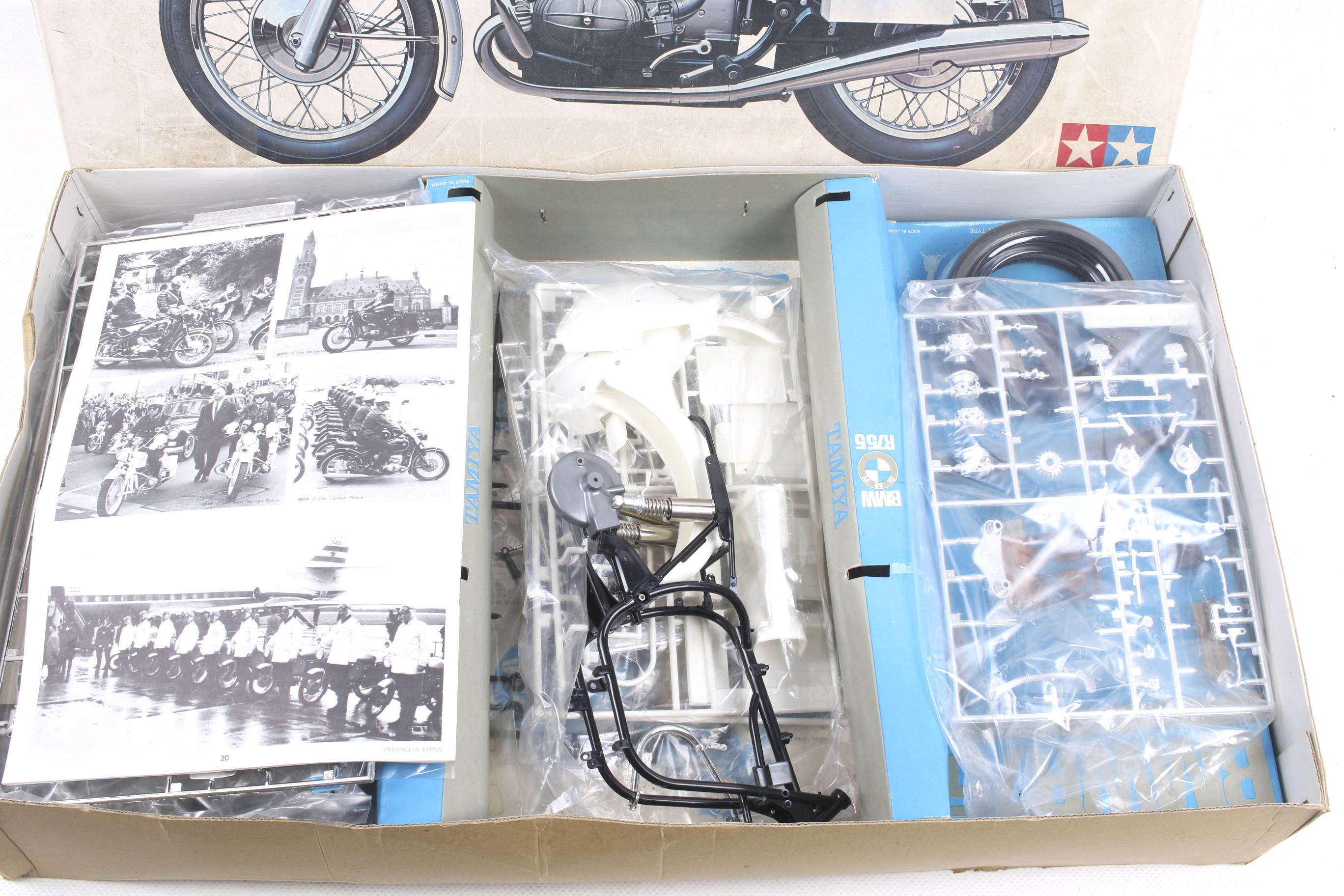 Two Tamiya motorcycle model kits. - Image 2 of 2