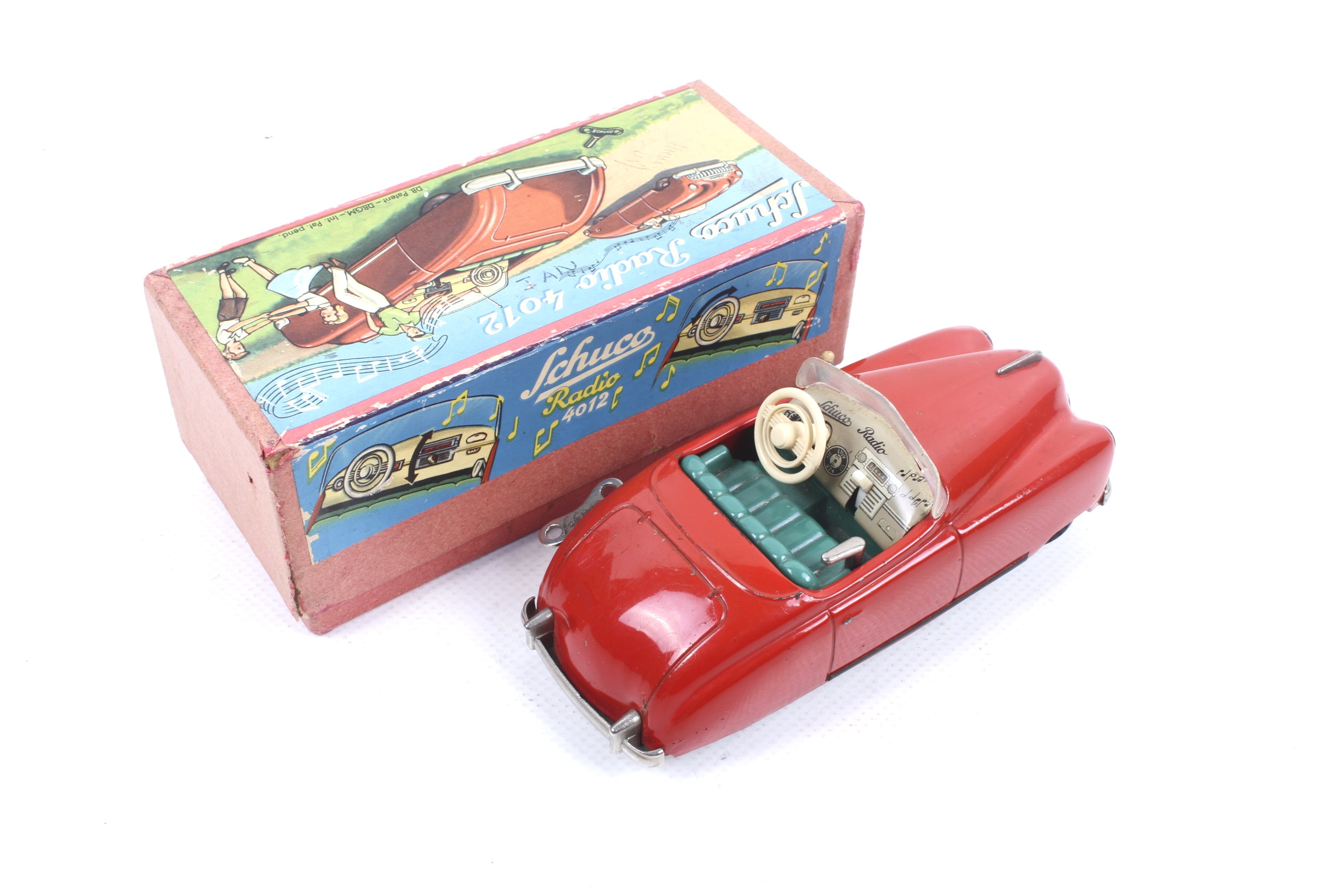 A clockwork Schuco Radio diecast car. No. - Image 2 of 2