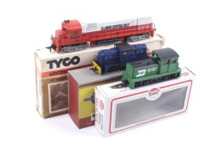 Three OO gauge diesel locomotives. Comprising one Oxford rail NCB Roger H Bennett no.