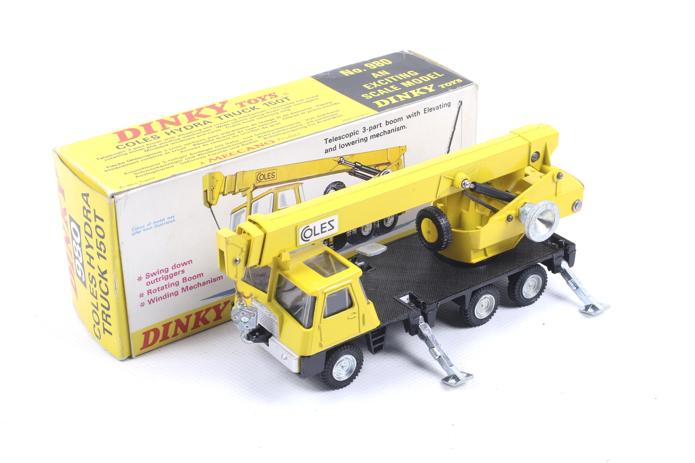 A Dinky diecast Coles Hydra Truck 150T. No.